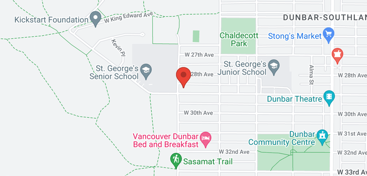 map of 4085 W 29TH AVENUE